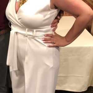 Shelby & Palmer White Jumpsuit